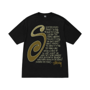 Stussy S Talk Pigment Dyed T-shirt Black