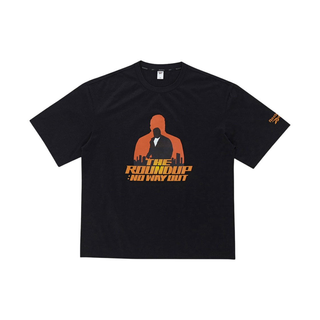 리복 범죄도시3 마석도 티셔츠 블랙(Reebok The Roundup: No Way Out Ma Seok-Do T-Shirt Black)