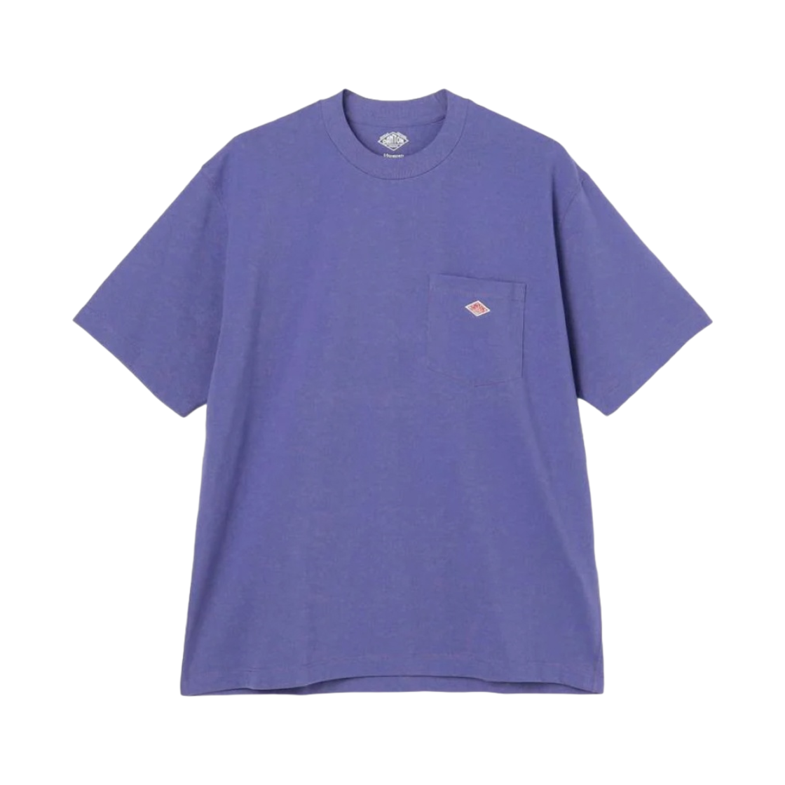 단톤 플레인 숏슬리브 포켓 티셔츠 퍼플(Danton Plain Short Sleeve Pocket T-Shirt Purple)