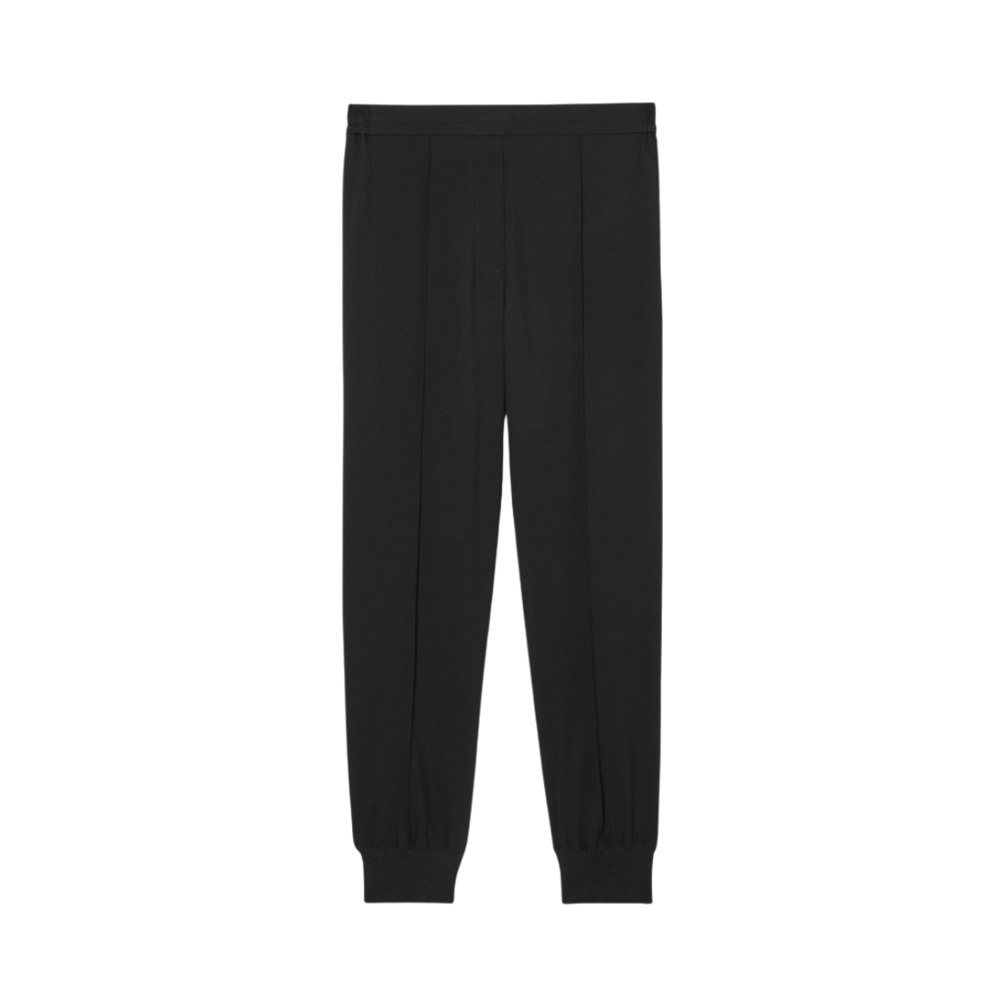 1214546001 (W) COS Pintucked Elasticated Tailored Joggers Black - 대표 이미지 #1