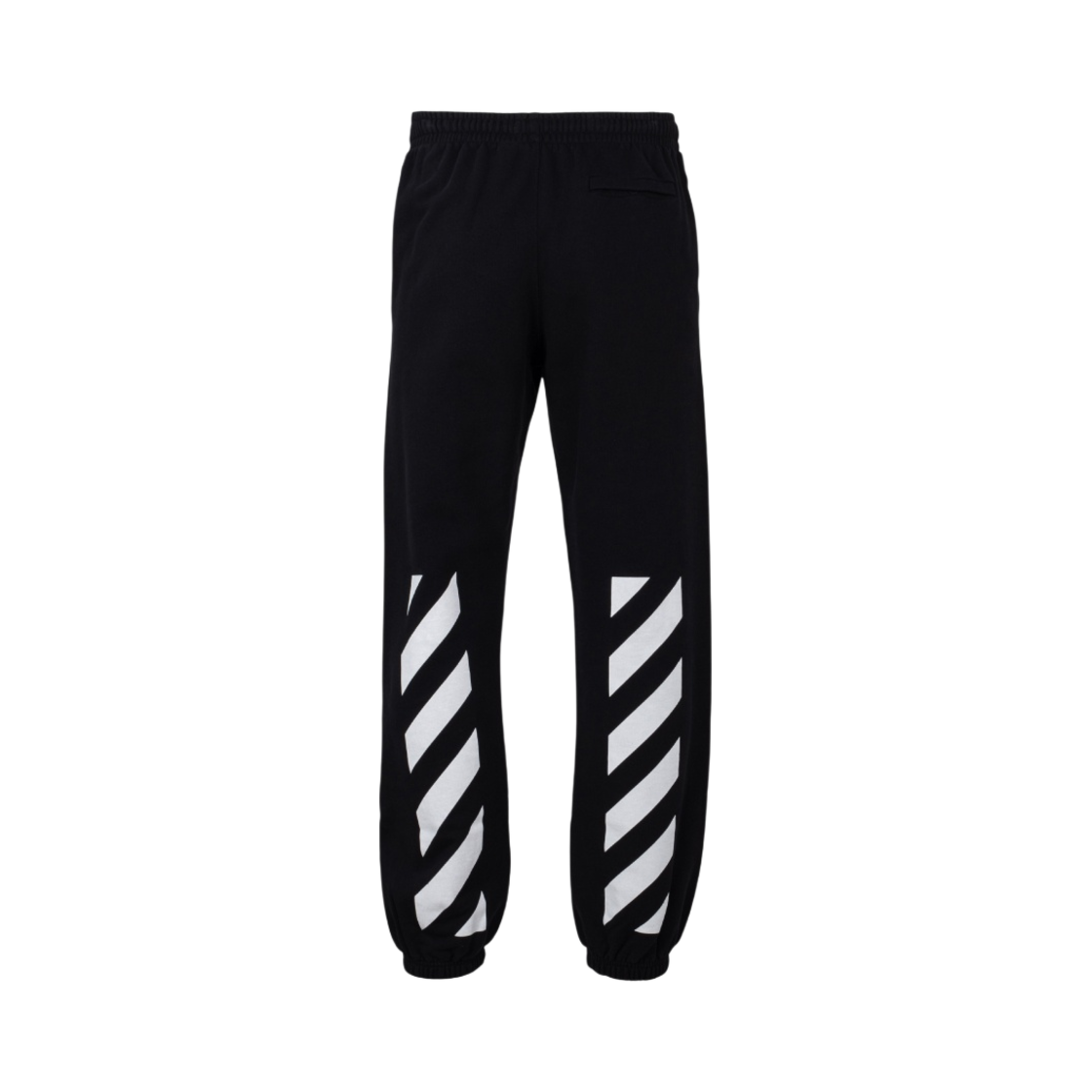 OMCH029C99FLE0021001 Off-White Diag Helvetica Slim Sweatpants Black