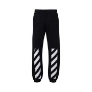 Off-White Diag Helvetica Slim Sweatpants Black