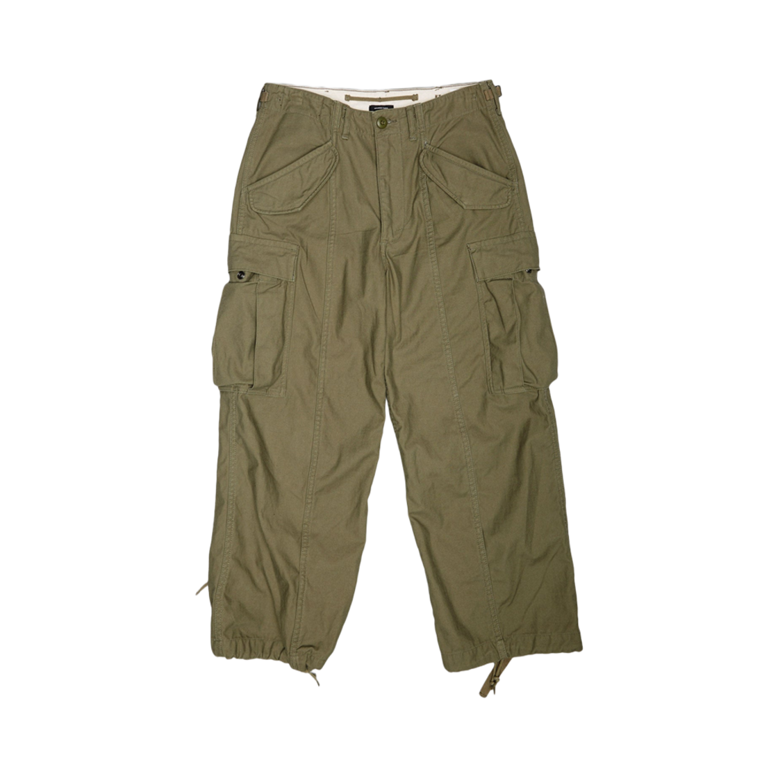 (W) R13 크롭 카고 빈티지 올리브 드랩((W) R13 Cropped Cargo Vintage Olive Drab)