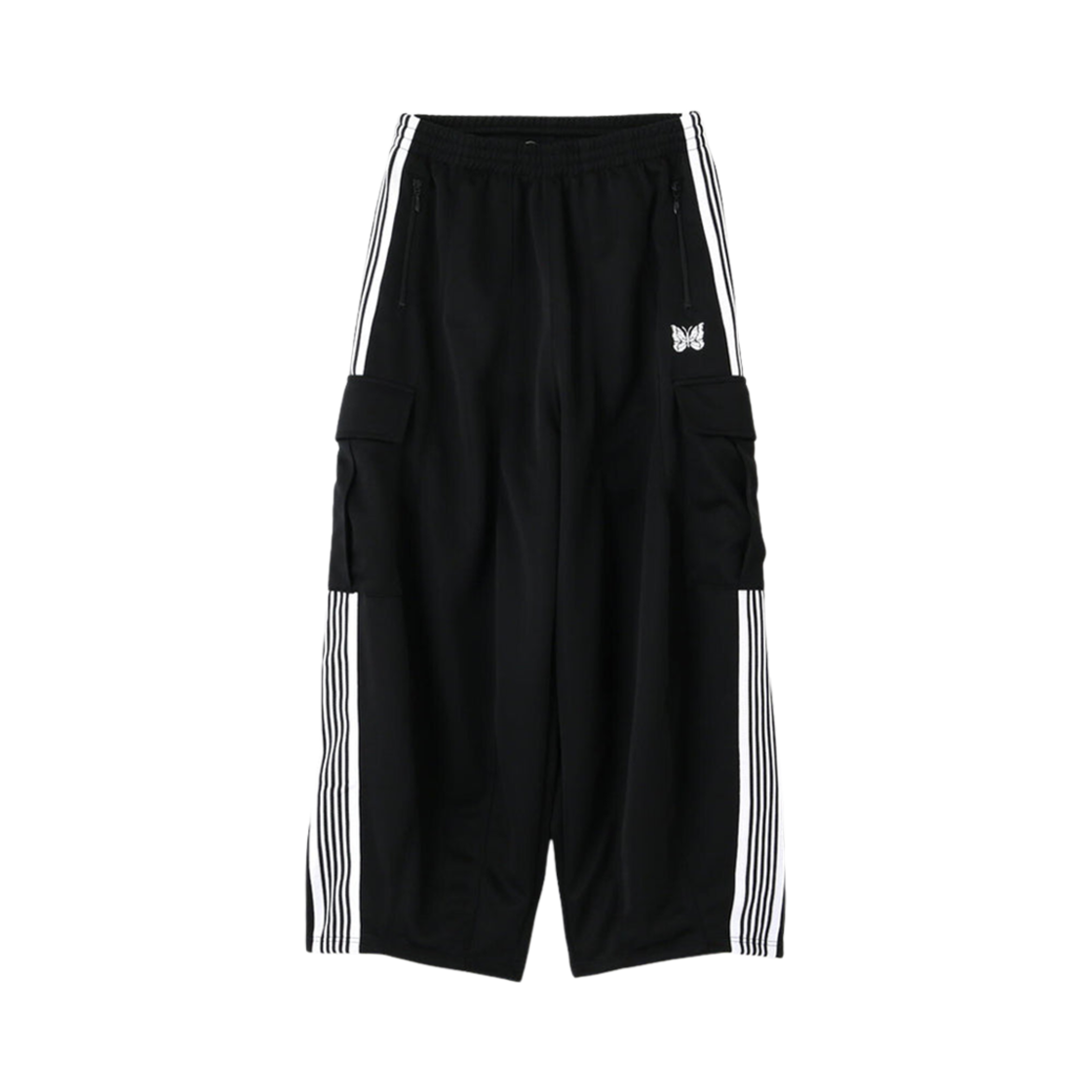 니들스 x LHP H.D. 트랙 팬츠 BDU 폴리 스무스 블랙(Needles x LHP H.D. Track Pants BDU Poly Smooth Black)