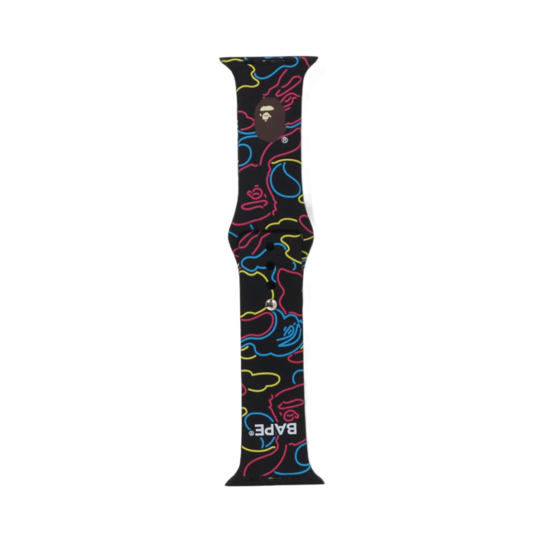 베이프 네온 카모 워치 밴드 블랙(BAPE Neon Camo Watch Band Black)