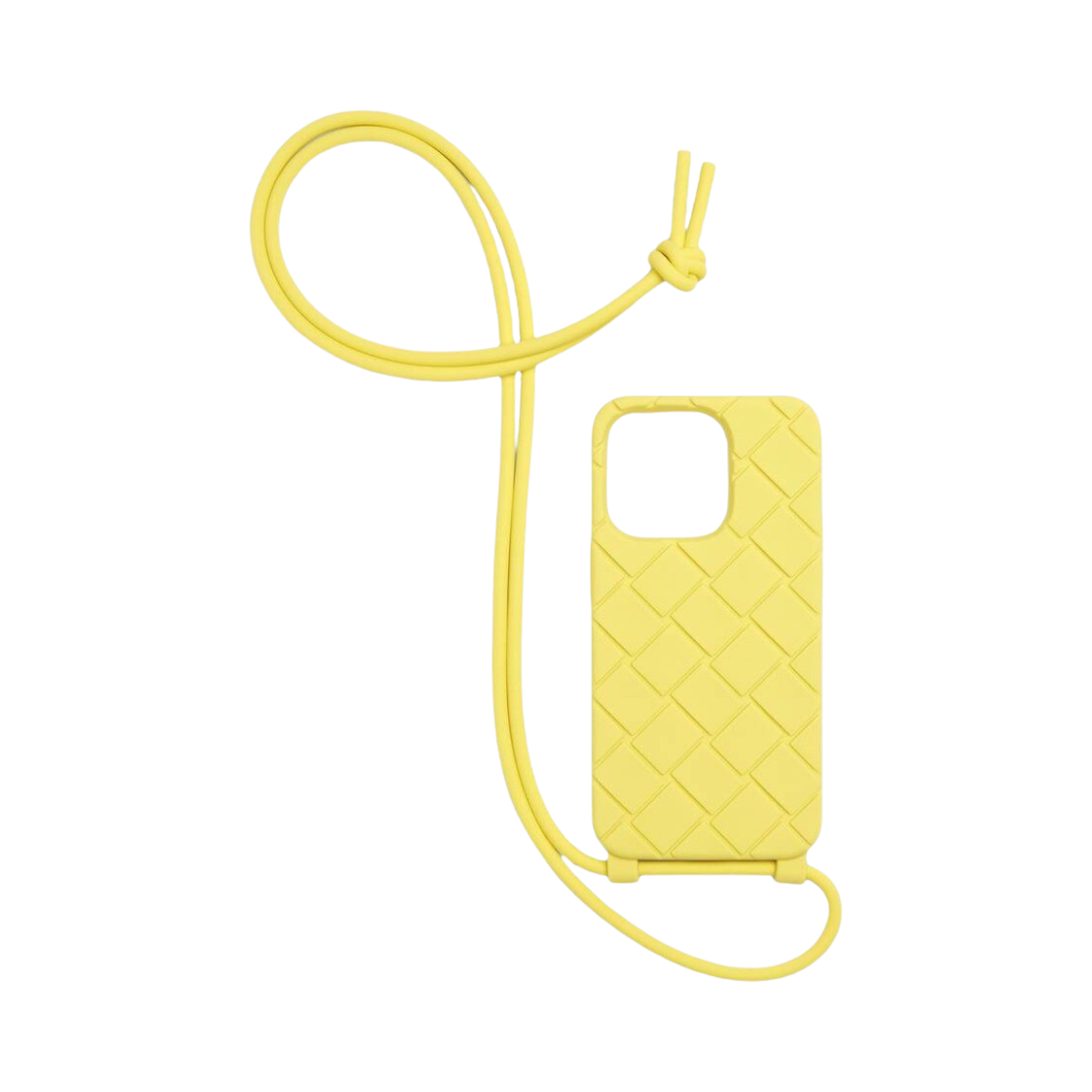 733830V0EY07400 Bottega Veneta iPhone 14 Pro Case On Strap Sherbert - 대표 이미지 #1