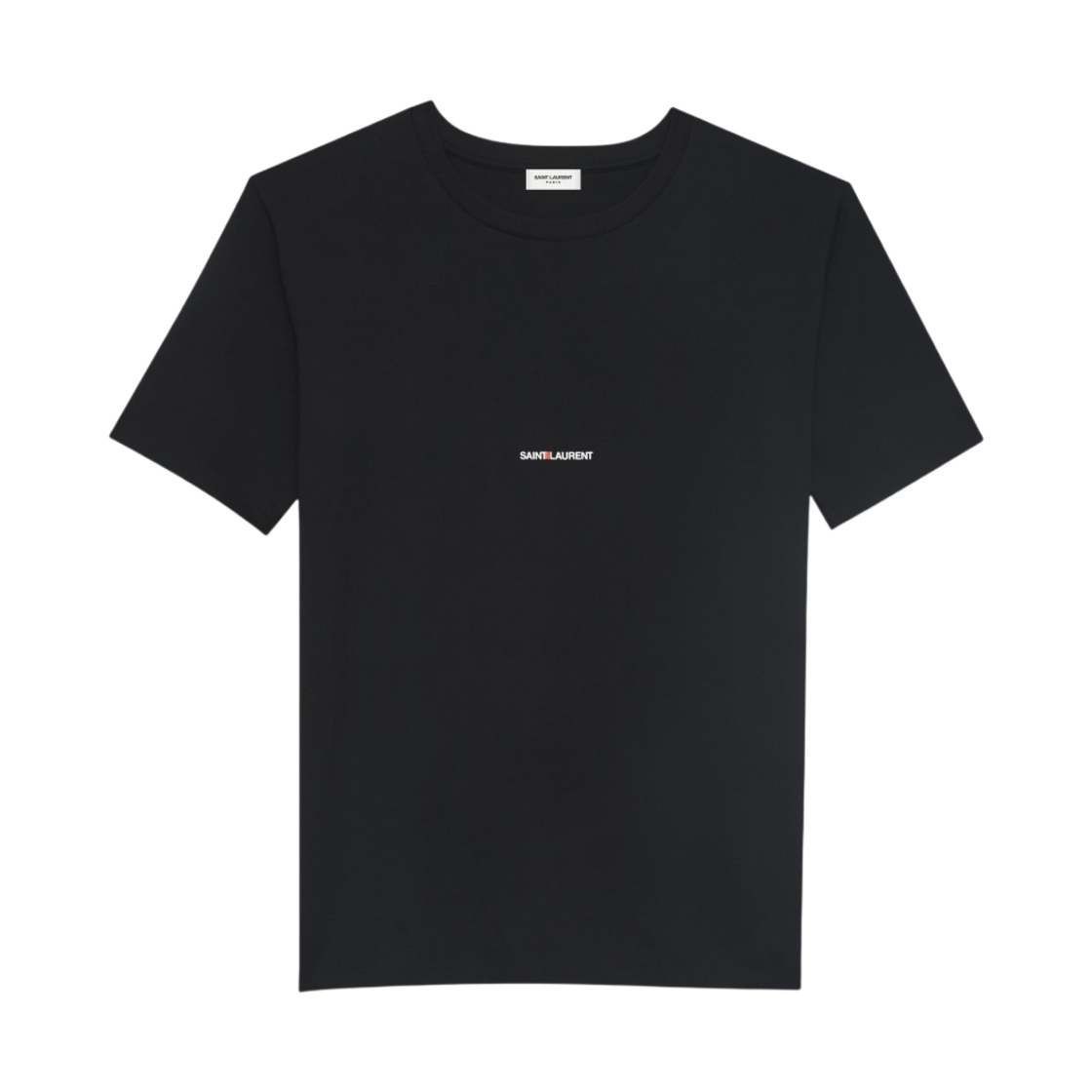 460876-YB2DQ-1000 (W) Saint Laurent Boyfriend Fit Short Sleeve T-Shirt Black