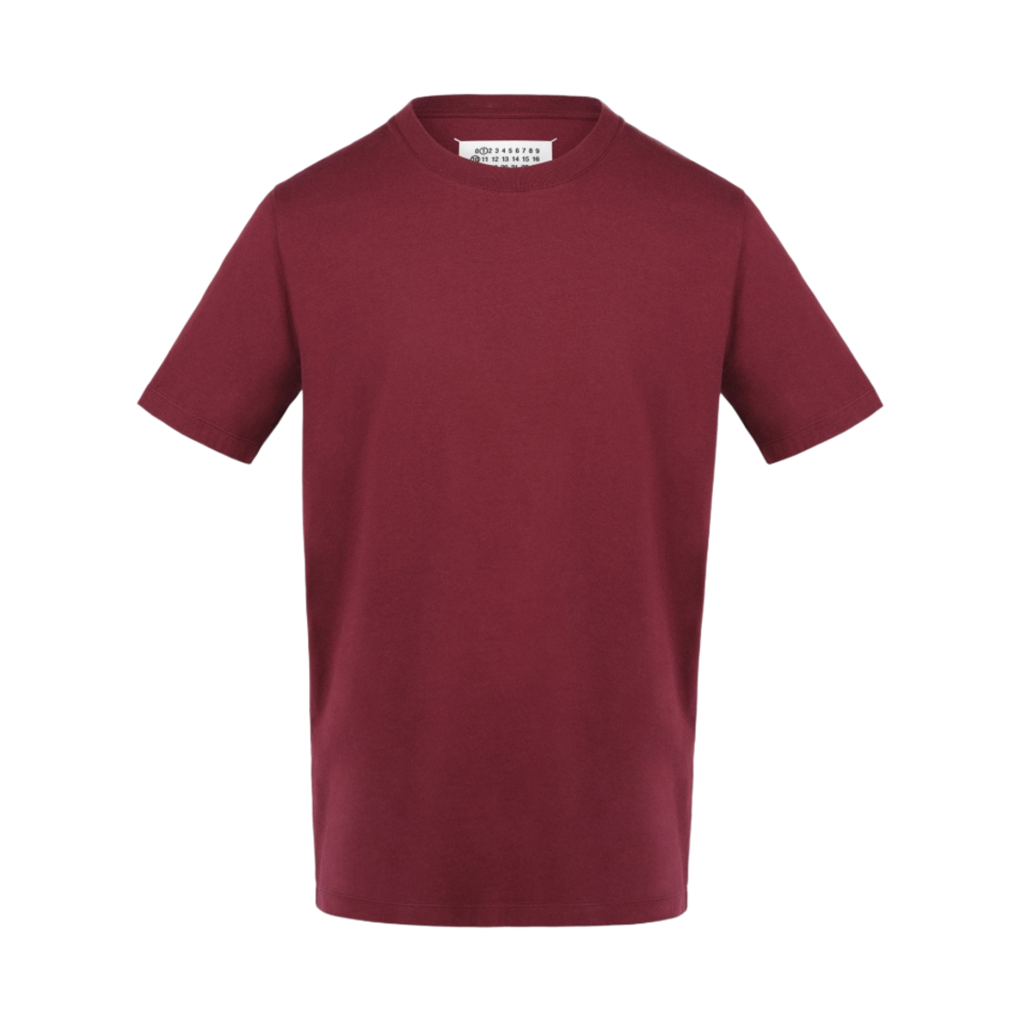 메종 마르지엘라 오가닉 코튼 티셔츠 보르도(Maison Margiela Organic Cotton T-Shirt Bordeaux) - 1