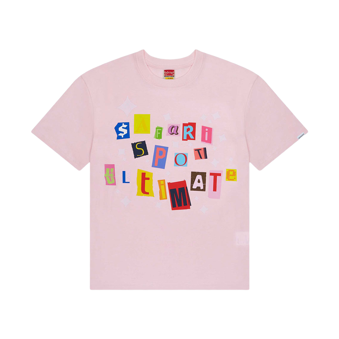 saf00272 Safarispot Stickerpack Tee Pink