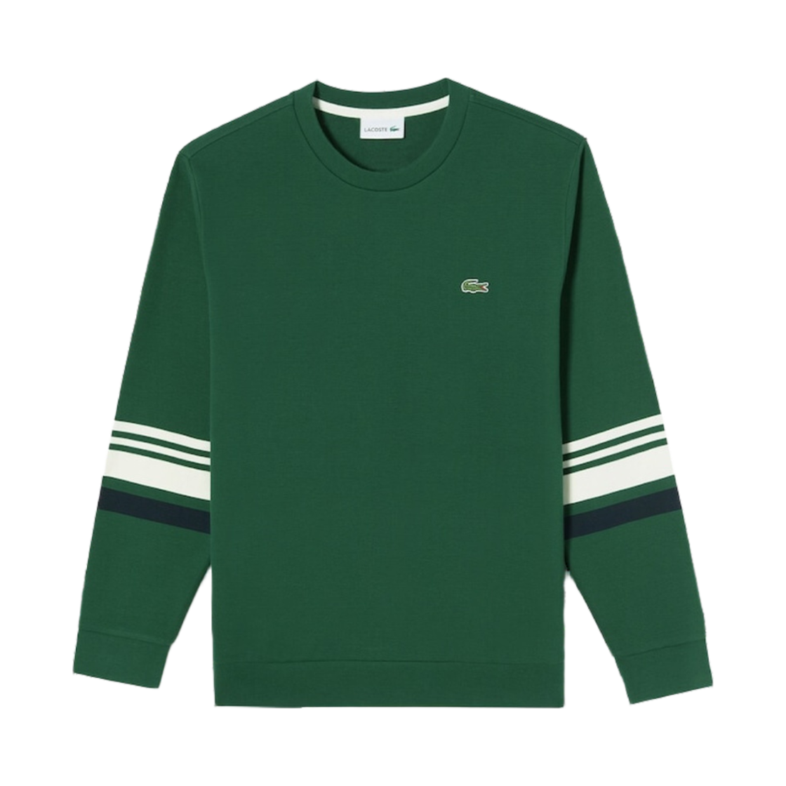라코스테 오토만 컬러 블록 스웨트셔츠 그린(Lacoste Ottoman Color Block Sweatshirt Green) - 1