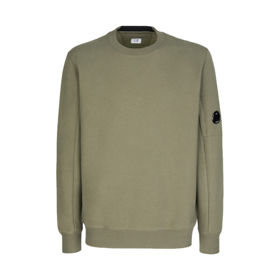 C.P. 컴퍼니 다이애그널 레이즈드 플리스 스웨트셔츠 스톤 그레이 - 21FW