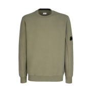C.P. Company Diagonal Raised Fleece Sweatshirt Stone Grey - 21FW