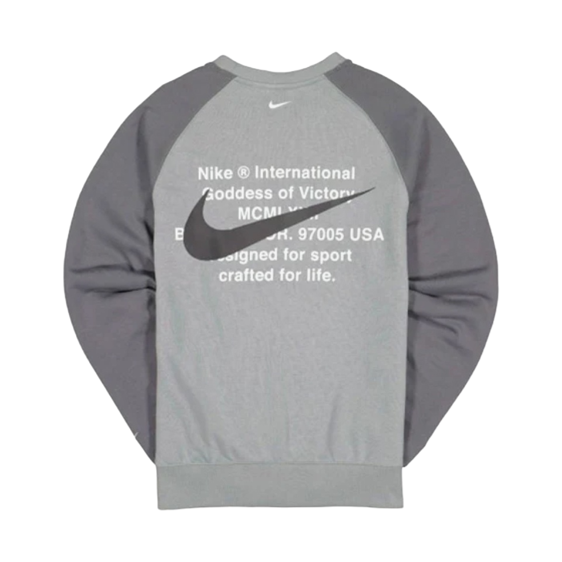 나이키 NSW 더블 스우시 스웨트셔츠 파티클 그레이 - US/EU(Nike NSW Double Swoosh Sweatshirt Particle Grey - US/EU) - 2