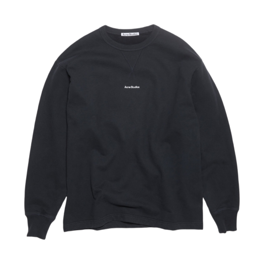 BI0184-900 Acne Studios Logo Sweater Black