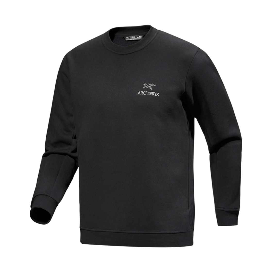 9787 Arc'teryx Emblem Fleece Crew Neck Pullover Black