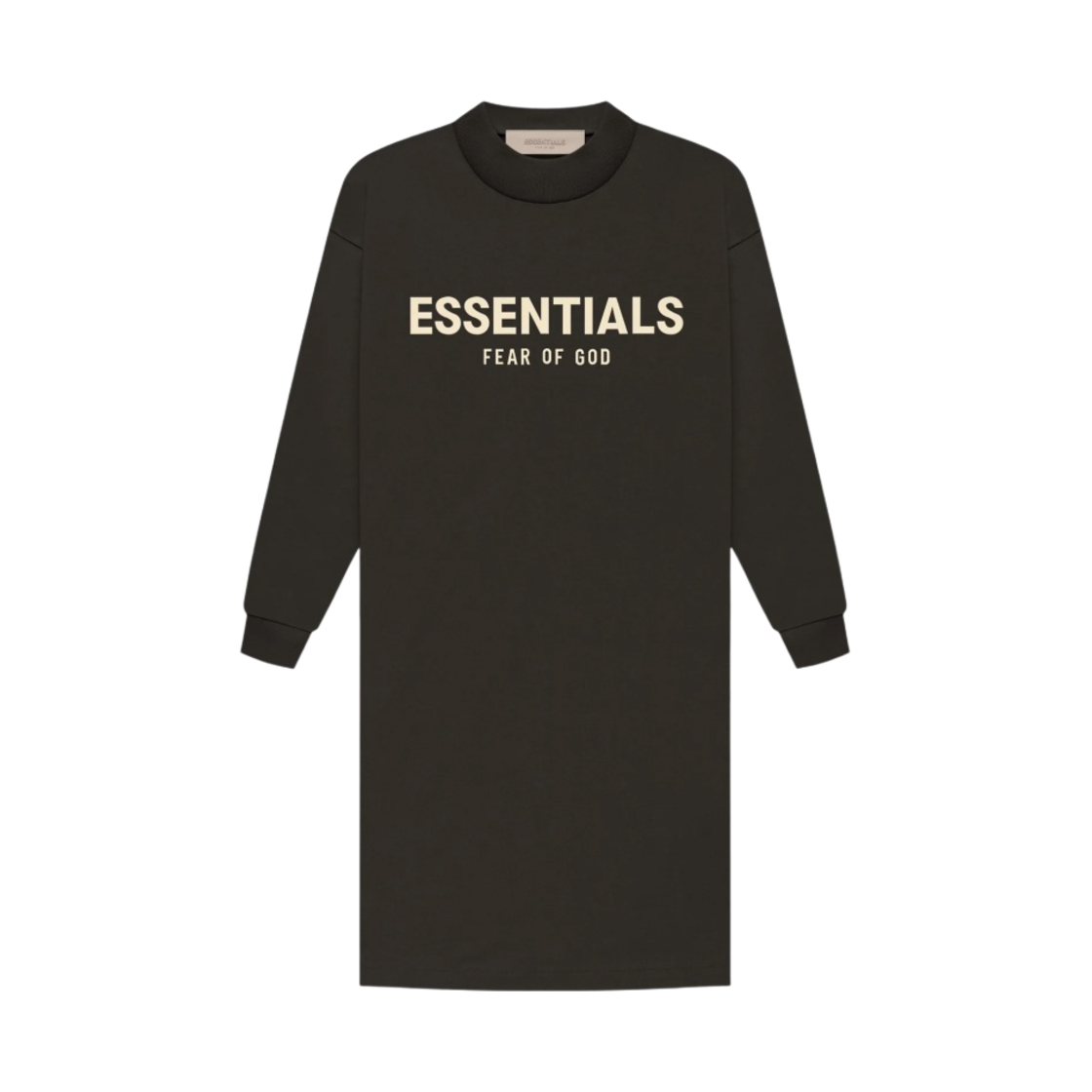 (키즈) 에센셜 롱슬리브 티셔츠 드레스 오프 블랙 - 22FW((Kids) Essentials L/S T-Shirt Dress Off Black - 22FW) - 1