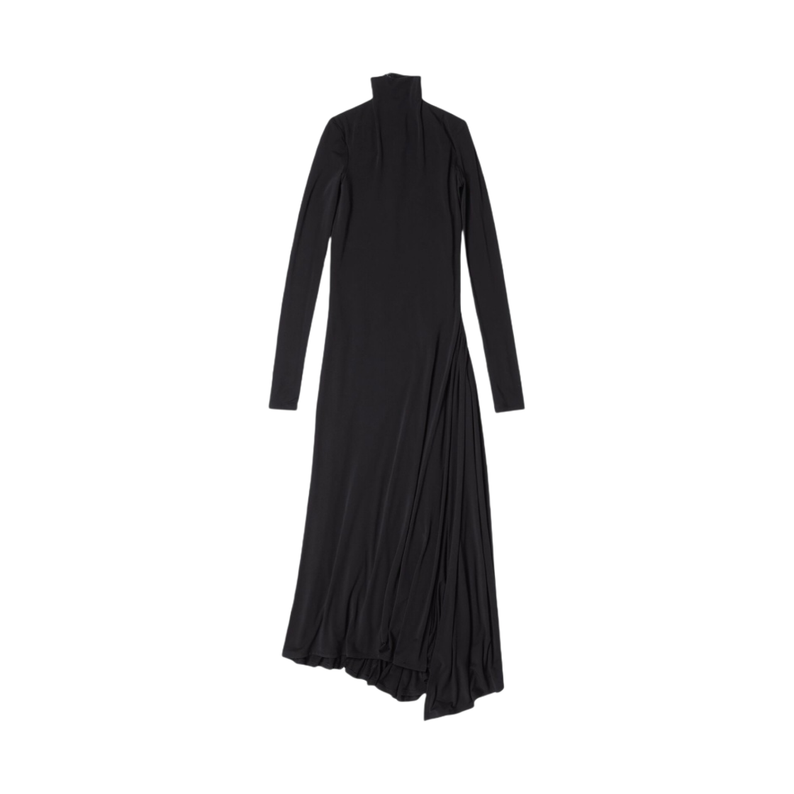 (W) 발렌시아가 트위스트 슬릿 드레스 블랙((W) Balenciaga Twisted Slit Dress Black) - 1