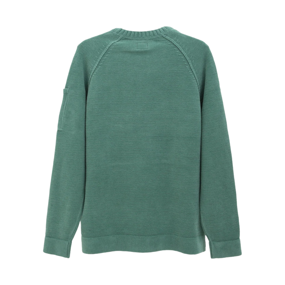 C.P. 컴퍼니 셔닐 코튼 니트 프로스티 스프러스 그린 - 23SS(C.P. Company Chenille Cotton Knit Frosty Spruce Green - 23SS) - 2