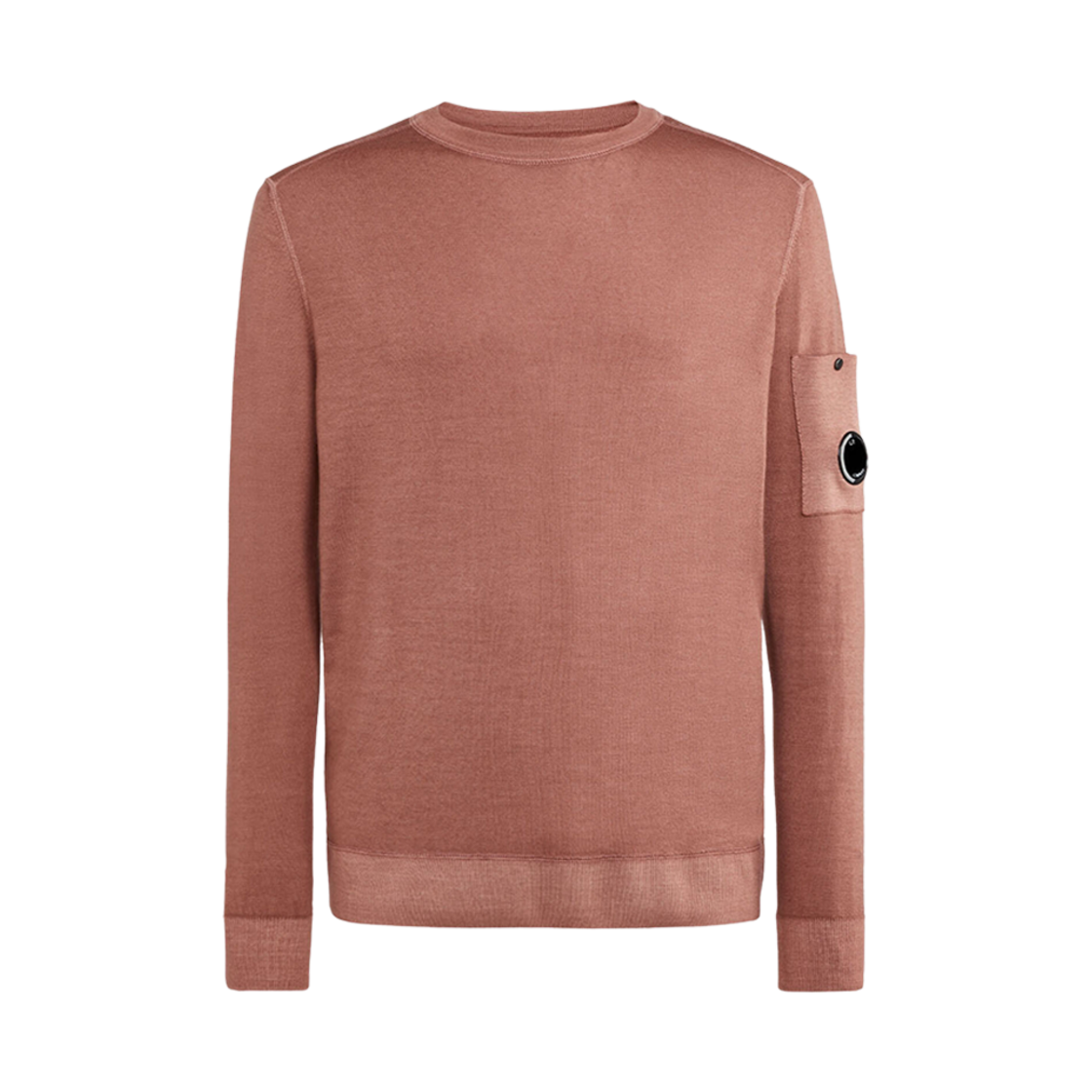 C.P. 컴퍼니 메리노 울 플레인 점퍼 시더 우드 핑크 - 23FW(C.P. Company Merino Wool Plain Jumper Cedar Wood Pink - 23FW) - 1