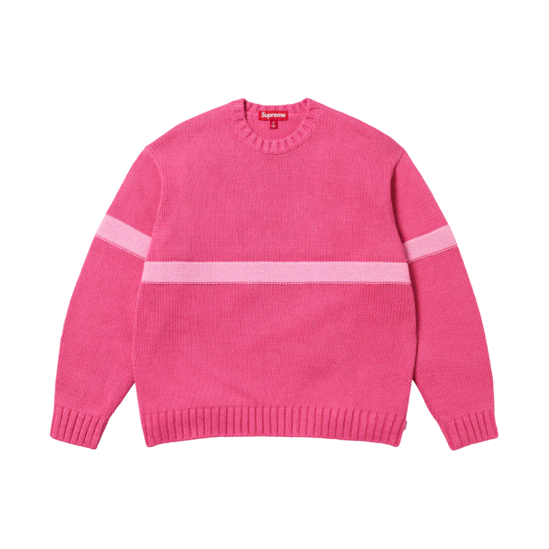 슈프림 토널 아플리케 스웨터 다크 핑크 - 25SS(Supreme Tonal Applique Sweater Dark Pink - 25SS) - 2
