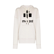(W) Isabel Marant Mansel Hoodie Ecru Black