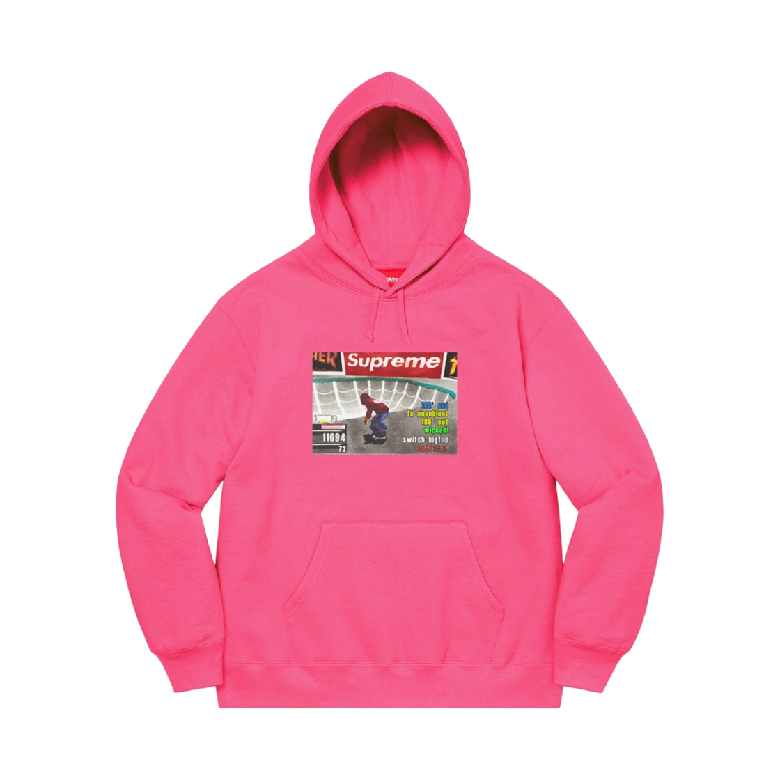 슈프림 x 트레셔 후드 스웨트셔츠 마젠타 - 21FW