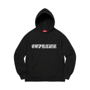Supreme Lace Hooded Sweatshirt Black - 22SS