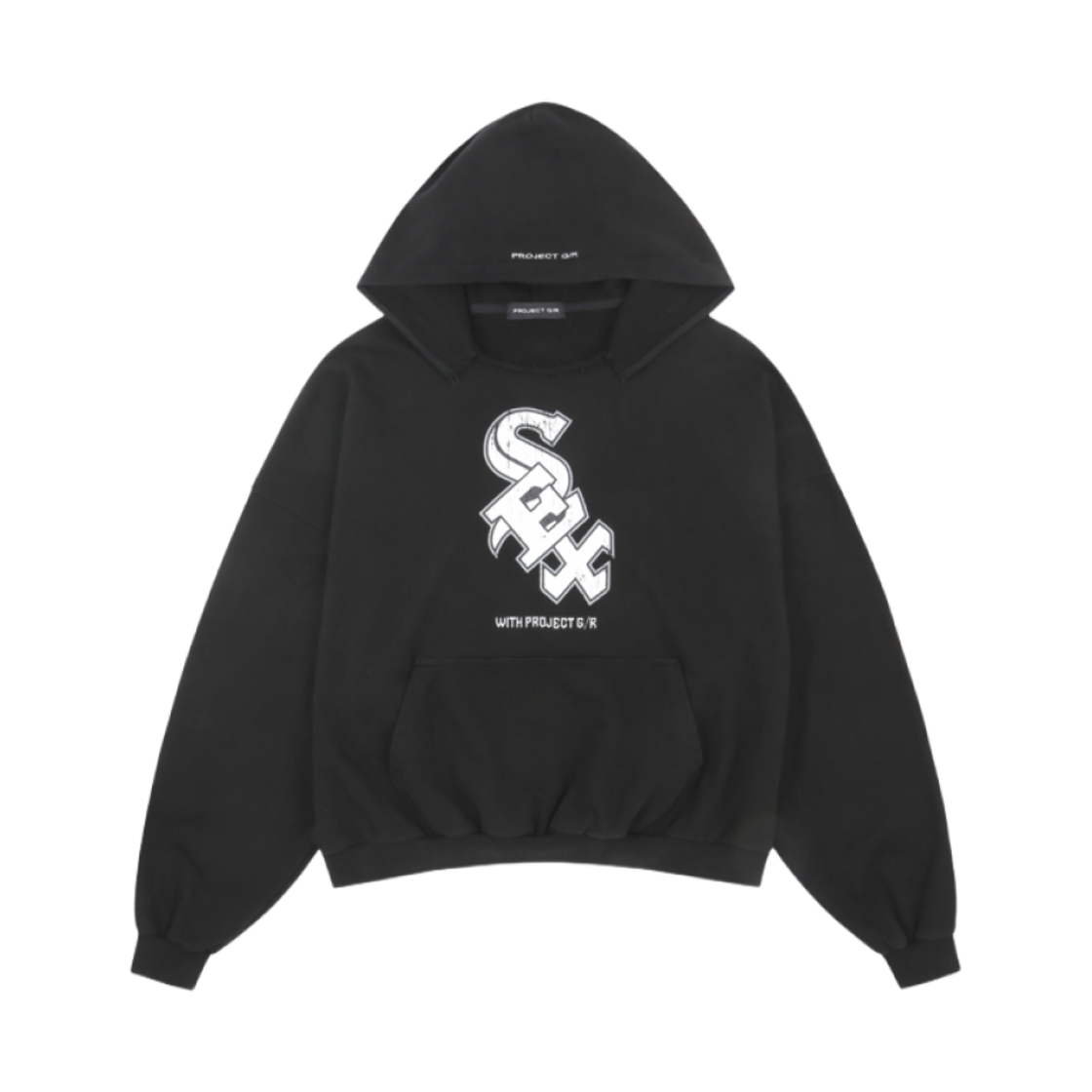프로젝트 G/R 멤버십 SXX 패러디 후드 블랙(Project G/R Membership SXX Parody Hoodie Black)