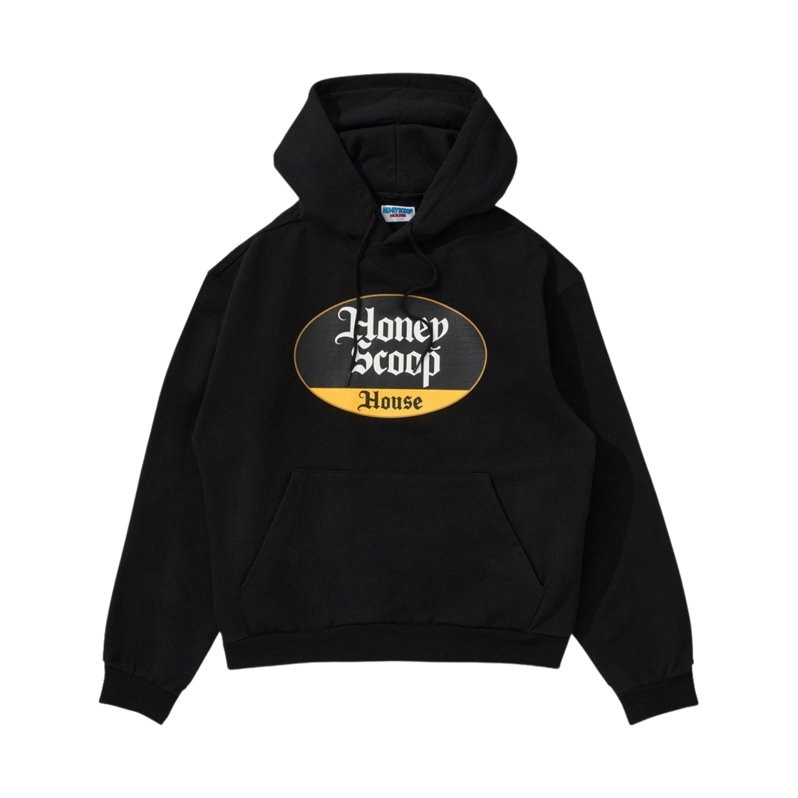 HSH24HD83GR Honey Scoop House BR Logo Hooded Sweatshirt Black