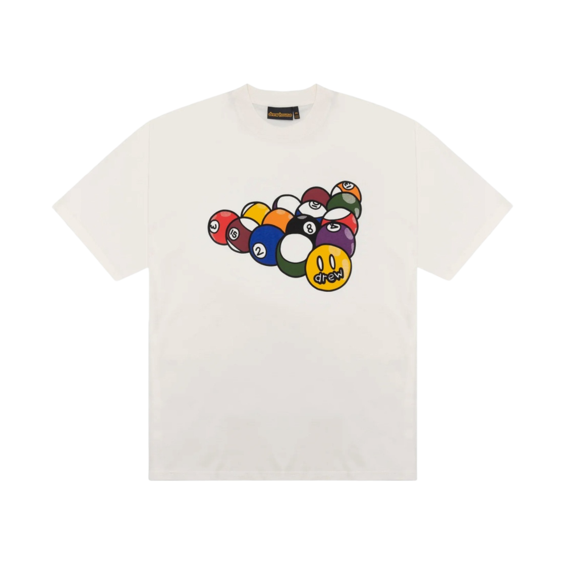 - Drew House Pool Hall SS T-Shirt Off White
