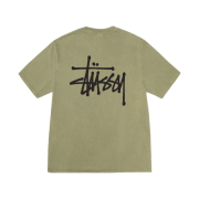 Stussy Basic Stussy Pigment Dyed T-Shirt Olive 2024
