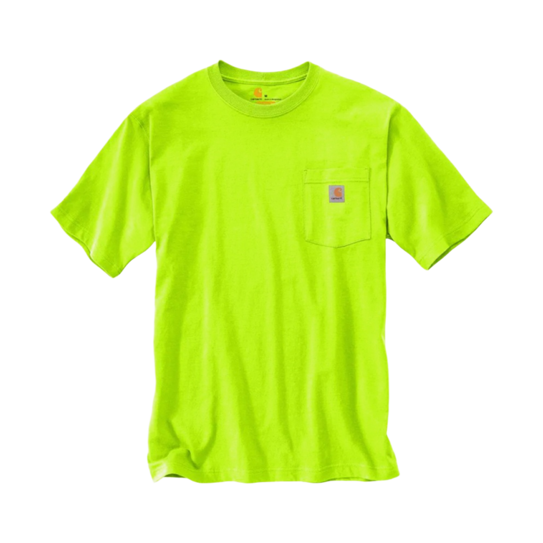 K87-BLM Carhartt Loose Fit Heavyweight Regular Short Sleeve Pocket T-Shirt Brite Lime