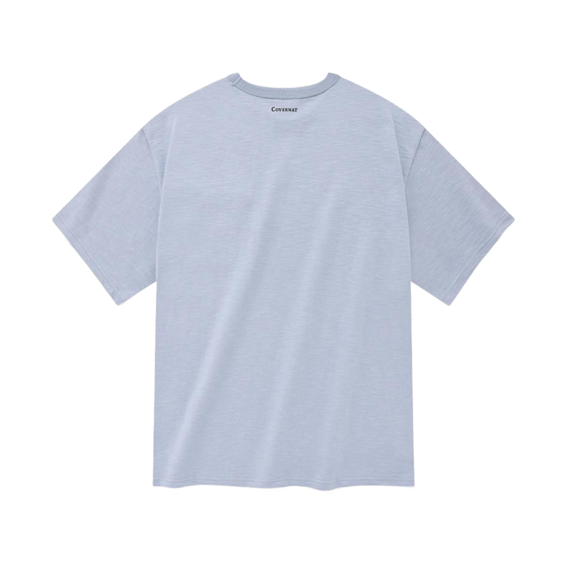 커버낫 웨일 로고 슬럽 티셔츠 스카이 블루(Covernat Wale Logo Slub T-Shirts Sky Blue) - 2