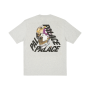 Palace Baked P-3 T-Shirt Grey Marl - 24SS