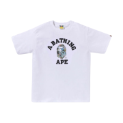 BAPE Floral Camo College T-Shirt White