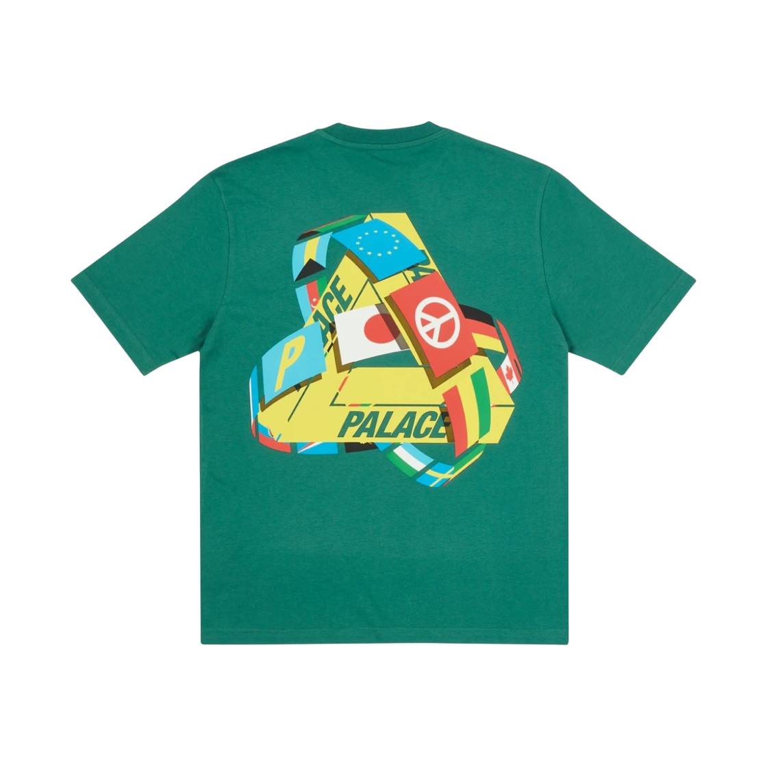 팔라스 트라이플래그 티셔츠 그린 - 21SS(Palace Tri-Flag T-Shirt Green - 21SS) - 1