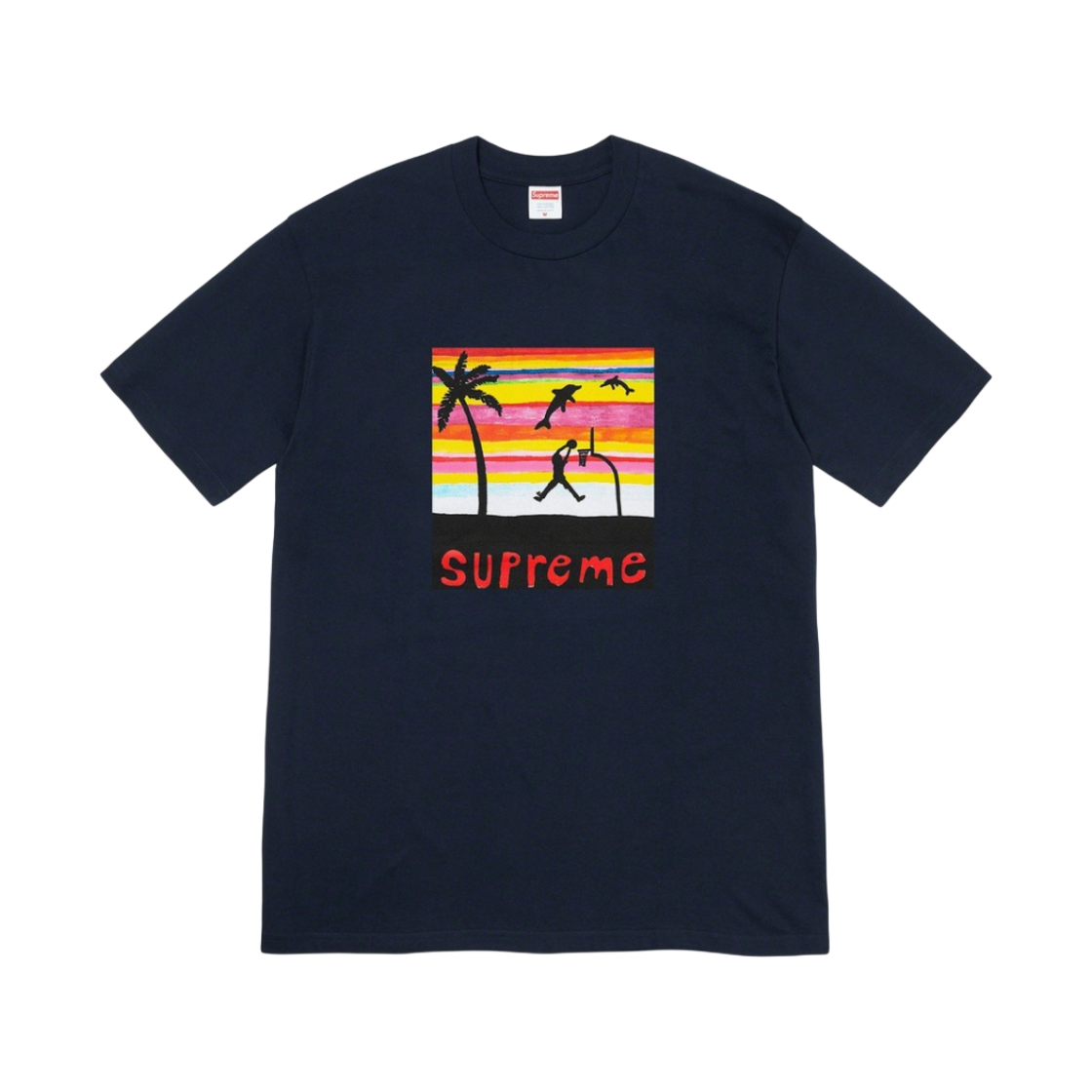 슈프림 덩크 티셔츠 네이비 - 21SS(Supreme Dunk T-Shirt Navy - 21SS)