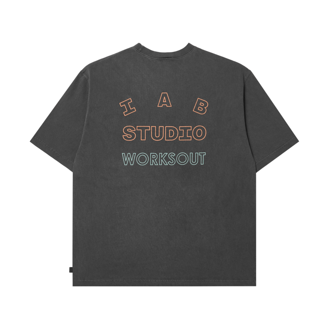 아이앱 스튜디오 피그먼트 티셔츠 차콜 포 웍스아웃(IAB Studio Pigment T-Shirt Charcoal for Worksout)