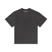 AA Curved Garment Dyeing Short Sleeve Grey