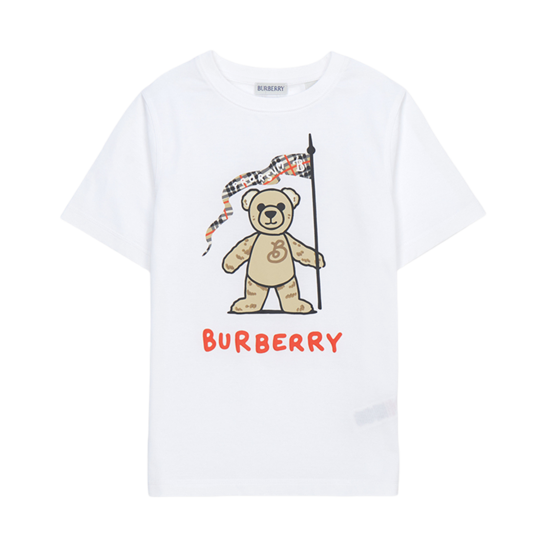8105198 (Kids) Burberry Thomas Teddy Bear T-Shirt White