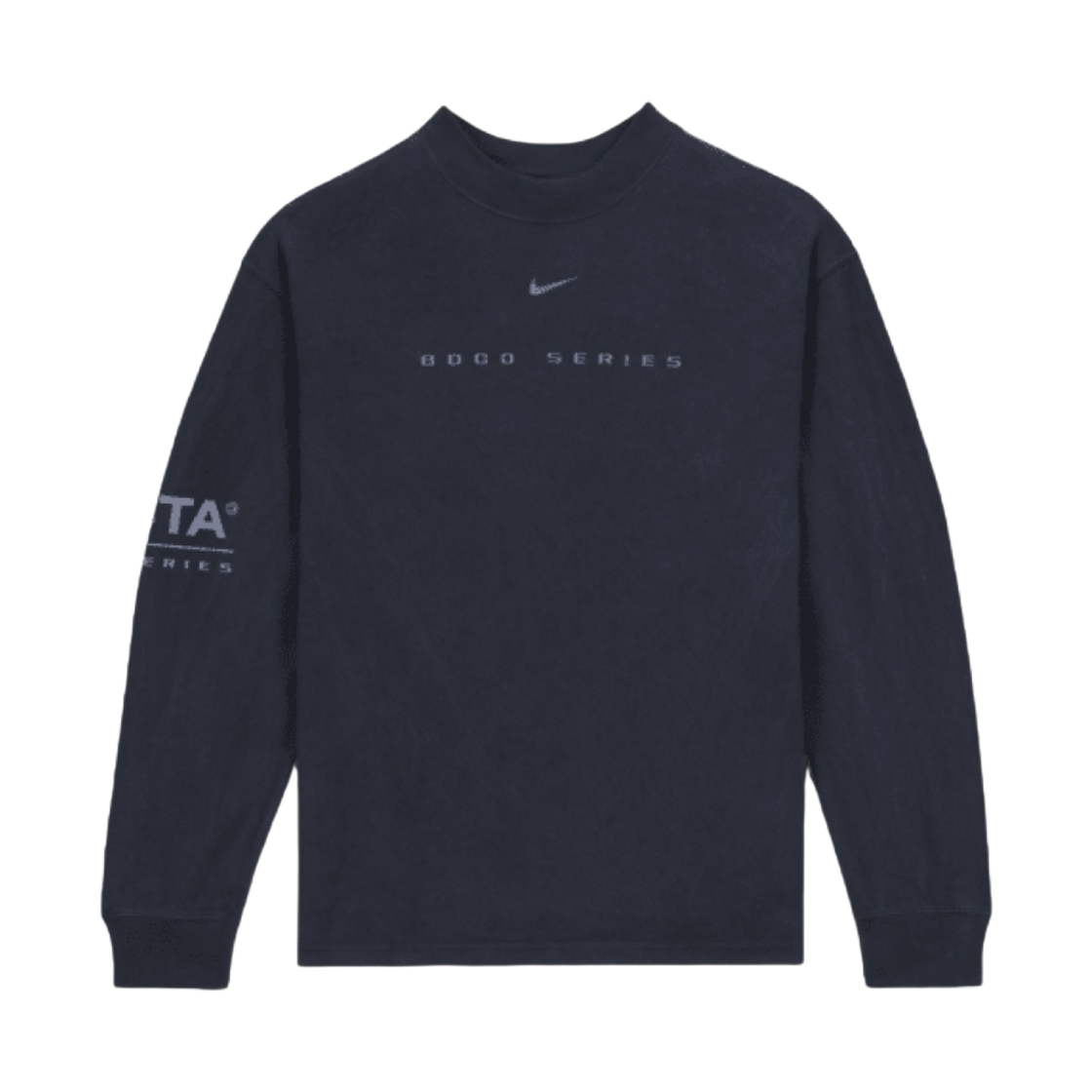 나이키 x 드레이크 녹타 8K 픽스 롱슬리브 모크 다크 옵시디언 (FQ6557-451)(Nike x Drake Nocta 8K Peaks Long Sleeve Mock Dark Obsidian (FQ6557-451)) - 1
