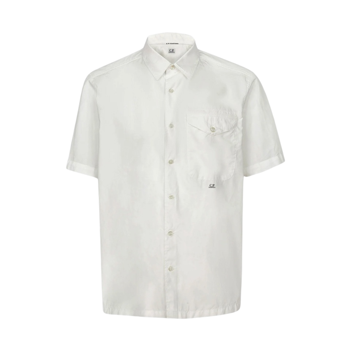 C.P. 컴퍼니 포플린 포켓 셔츠 거즈 화이트 - 23SS(C.P. Company Popeline Pocket Shirt Gauze White - 23SS) - 1