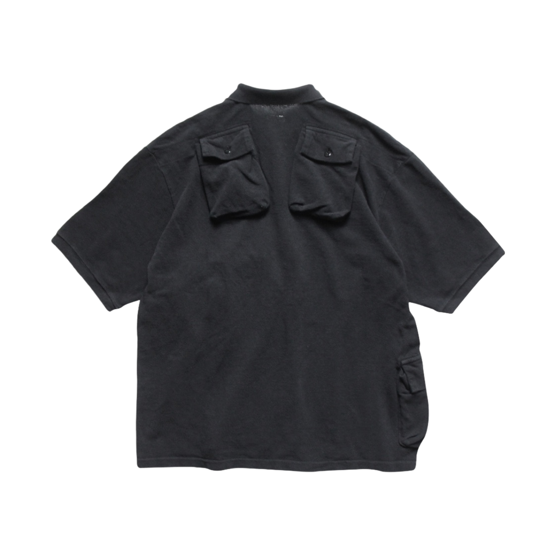 캐피탈 드라이 카노코 알파인 폴로 블랙(Kapital Dry Kanoko Alpine Polo Black) - 2