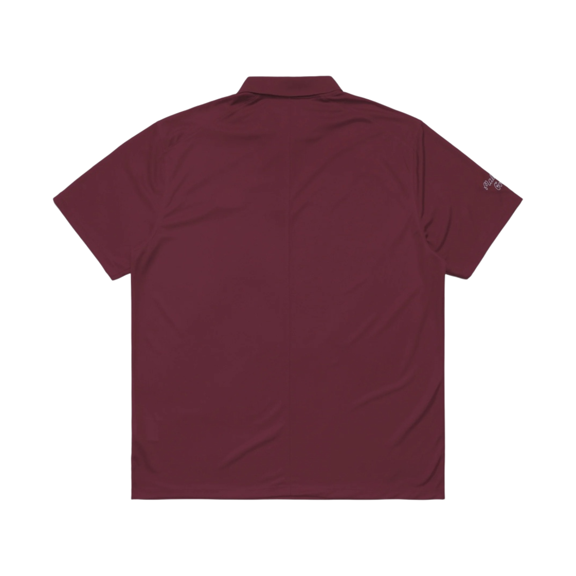 말본 골프 x 나이키 드라이핏 빅토리 솔리드 폴로 댄싱 버킷 팁 마룬(Malbon Golf x Nike Dri-Fit Victory Solid Polo Dancing Buckets Team Maroon) - 2