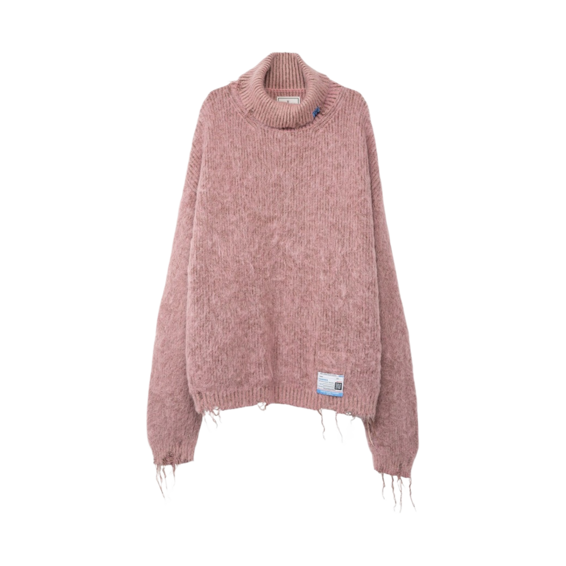 메종 미하라 야스히로 모헤어 풀오버 니트 핑크(Maison Mihara Yasuhiro Mohair Pullover Knit Pink) - 1