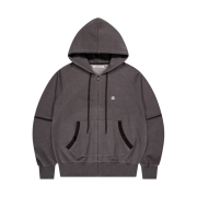 (W) Coyseio String Pocket Hood Zip-Up Wine