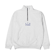 IAB Studio Half Zip Pullover Light Gray