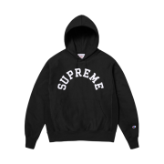 Supreme x Champion Hooded Sweatshirt Black - 25SS