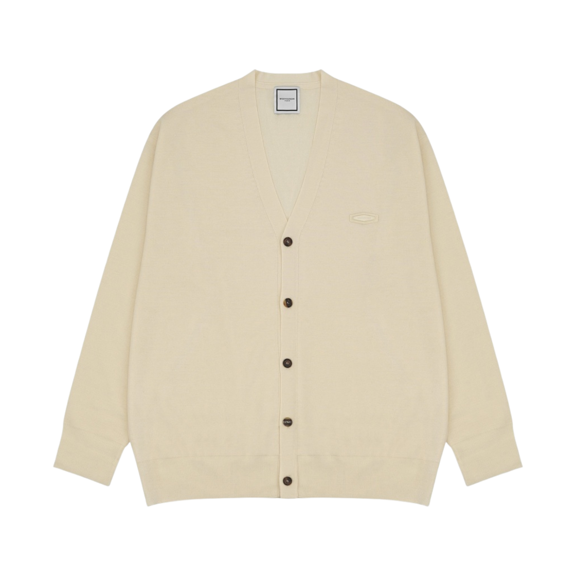 우영미 와펜 디테일 가디건 아이보리 - 22SS(Wooyoungmi Wappen Detail Cardigan Ivory - 22SS) - 1