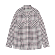Thevinylhouse Western Check Shirts Pink